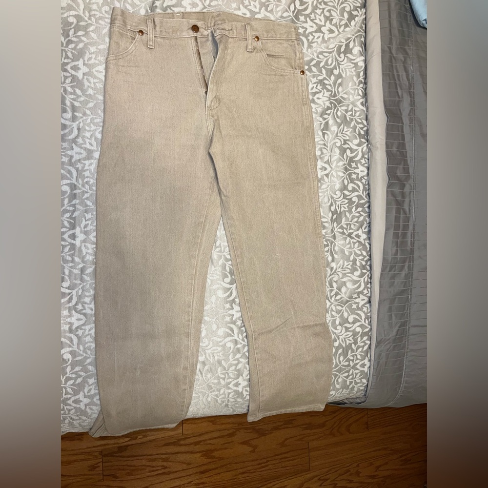 Wrangler khaki jeans 32x30